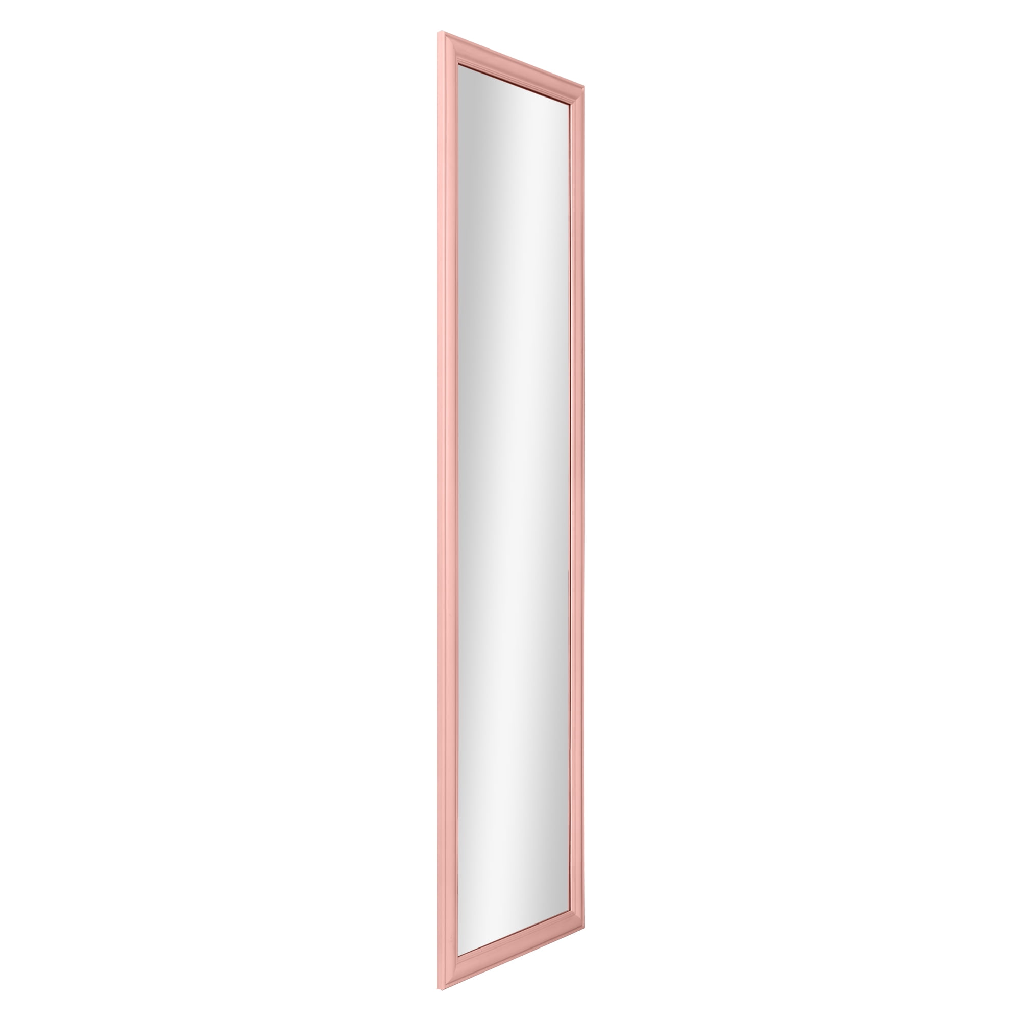 (4 pack) Mainstays 14.25" x 50.25" Pink Over the Door Mirror