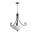 thumbnail image 4 of Quorum Lighting Bryant 4-Light Pendant, Aged Silver Leaf, 27.5W x 29.5H, Incandescent, Dry Rated, 4 of 7