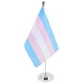 thumbnail image 4 of 1 Set Homosexual Table Flag Rainbows Pride Table Desk Flag with Stand Base Table Desk Flag Ornament, 4 of 9