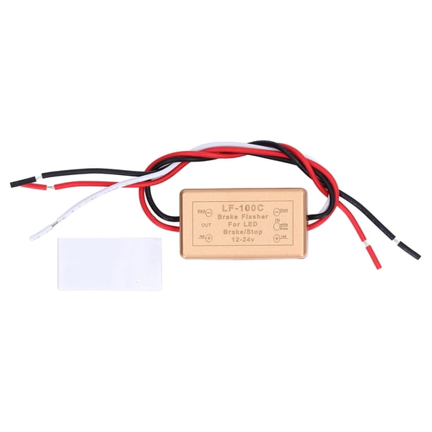 Controlador de luz estroboscópica LED, módulo de luz intermitente ABS para bicicletas eléctricas y vehículos de motor.
