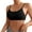 Black, variant on Women’s Convertible Backless Bra Breathable Thin Sports Underwear With Detachable Straps For Various Styles No Underwire Bra