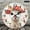 12x12in, variant on Patifu Little Lamb With Flower Crown Wooden Wall Clock 10 Inch Silent Sweep Movement 10x10in