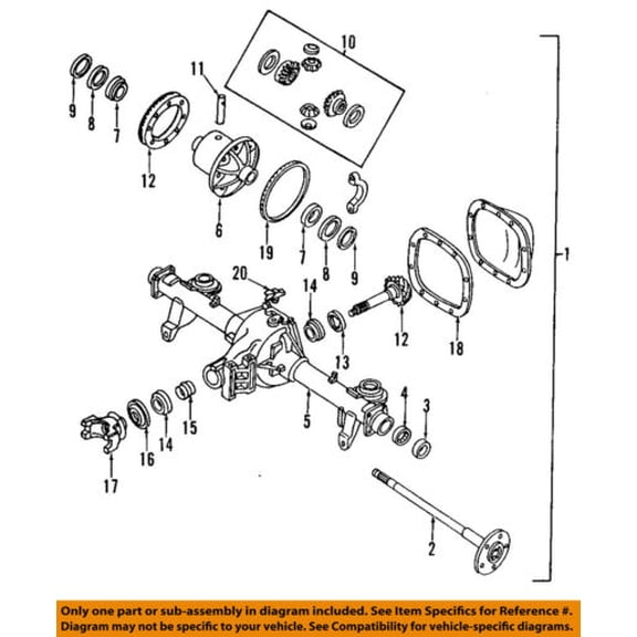 GM OEM Rear Differential-Shim Kit 3995792