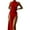 Red, variant on KDFJPTH Women's Cover Up Dress Red Beach Caftan S