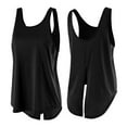 thumbnail image 3 of Ichuanyi Womens Yoga Pants, Women's Backless Yoga Workout Tops Sleeveless Running Swallowtail Casual Tank, 3 of 9