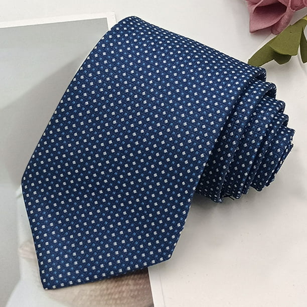 Camisa de vestir de negocios de moda para hombre, corbata de poliéster lisa de 8 cm, corbata de poliéster para hombre