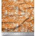 thumbnail image 1 of Soimoi Satin Silk Fabric Snake Animal Skin Printed Craft Fabric by The Yard 42 Inch Wide, 1 of 3