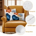 thumbnail image 2 of 2 Pack Outdoor Waterproof Throw Pillow Covers,Boho Terracotta Aesthetic Decorative Square Pillow Case Patio Pillowcases for Chair Couch Sofa 16x16in, 2 of 9