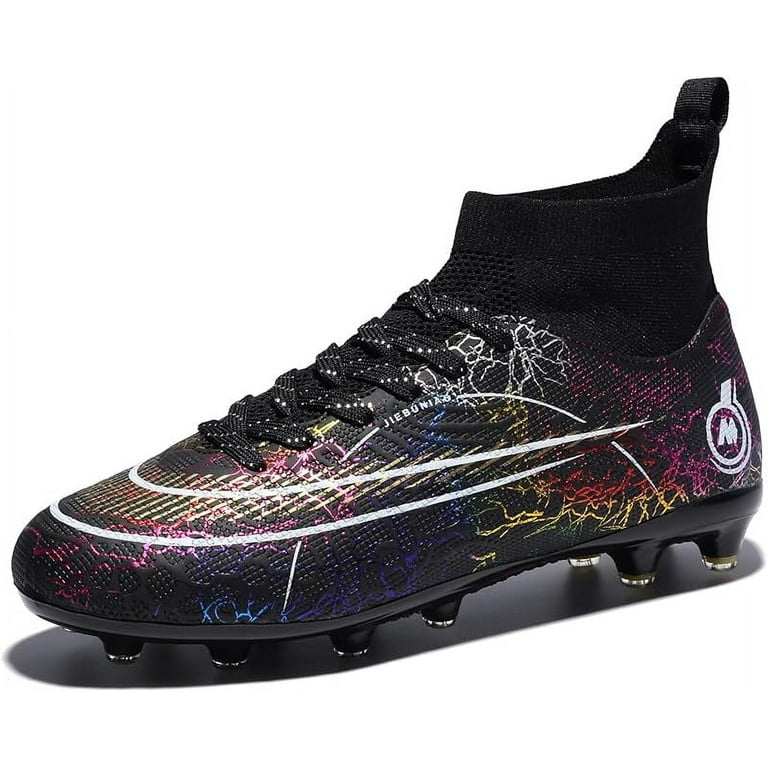Mens womens soccer cleats youth soccer shoes football shoes high top football cleats outdoor indoor Walmart