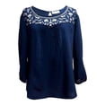 thumbnail image 1 of Blusa George Talla EG Estampado en Pecho Marino, 1 of 4