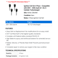 thumbnail image 2 of Ignition Coil Set 4 Piece - Compatible with 2001 - 2006 Audi A4 1.8L 4-Cylinder Turbocharged 2002 2003 2004 2005, 2 of 2