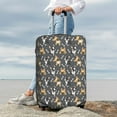 thumbnail image 4 of Uemuo Bulldog Print Printed Washable Luggage Cover - Fashion Suitcase Protector Fits 18-32 Inch Luggage -Medium, 4 of 9
