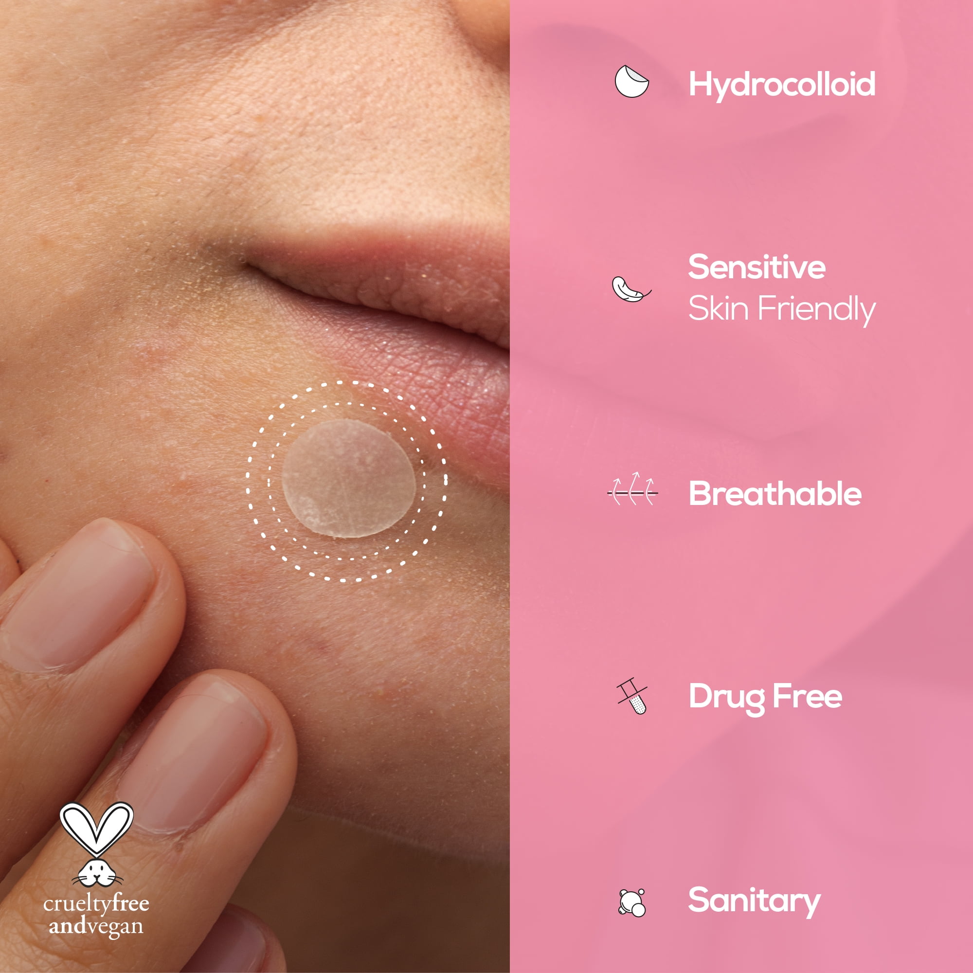 Hanhoo Blemish Patch Variety Bundle, Hydrocolloid Pimple Patches for Pimple Cover Up, 8 Pack