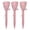 Pink, variant on 3 Pack Self Watering Spikes Adjustable Drip Irrigation Plant Watering Stakes for Indoor Outdoor Plants Automatic Slow Release Vacation Plant Waterer Fits Most Bottles