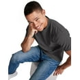 thumbnail image 5 of Hanes Essentials Unisex Cotton T-Shirt Charcoal Heather L, 5 of 5