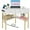 White, variant on Giantex Corner Writing Desk, 90 Degrees Triangle Desk w/Storage Shelves & Metal Frame, Makeup Vanity Table,for Small Spaces, Black
