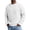 White-01, variant on Rvwovn Men's Ribbed Crewneck Sweater Long Sleeve Thick Thermal Loose Fit Fall Winter Pullover Top