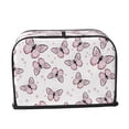 thumbnail image 2 of Kdxio Butterflies (2) Print Toaster Cover Bread Machine Cover Fits for Most Standard 2 Slice Toasters,Keep Toaster Free From Dust And Fingerprint Oven Dustproof Cover, 2 of 7