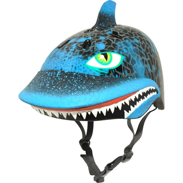 Casco Raskullz Shark Attax negro para niños mayores de 3 años