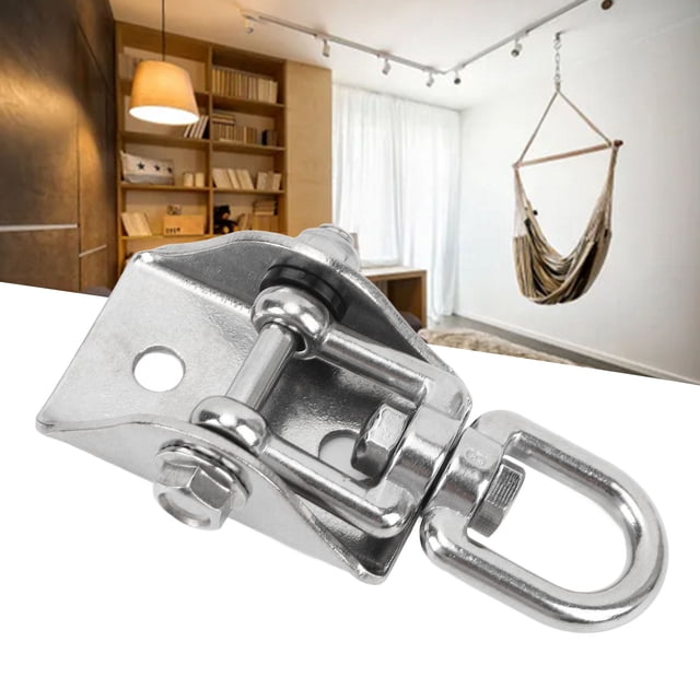 Heavy Duty Swing Hanger, 2 Mounting Holes 1000 Lb Capacity Hammock Swing Hanger Hooks Easy Install for Gym Rope