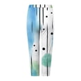 thumbnail image 4 of vigerkar Women's Capri Pants High Waisted Elastic Leggings Casual Yoga Going Out Capri Pants (Blue, L), 4 of 5