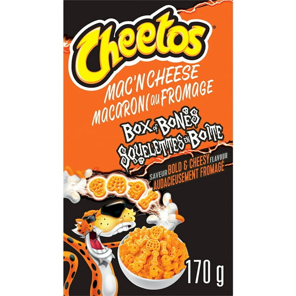 Cheetos Macaroni au Fromage Squelletes et boîtes
