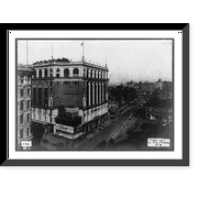 Historic Framed Print, [View of Herald Square], 17-7/8" x 21-7/8"