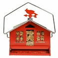 thumbnail image 1 of Perky-Pet 338 Squirrel-Be-Gone II Country House Bird Feeder with Weathervane, 8 lb, Red, 1 of 4