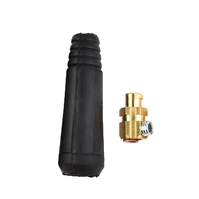 Connector Connector-Plug Tig 200Amp 2Pcs Set Black Dkj10-25 Soldering Tools Portable Welding Cable Board Connectors
