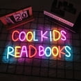thumbnail image 2 of Letrero decorativo de neón VVYXX Cool Kids Read Books, 51 x 18 cm, 5 V, 2 of 8