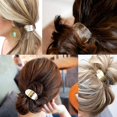 thumbnail image 4 of 8 bandas elásticas de metal para el pelo para mujeres y niñas, lazos de metal dorado para el pelo, accesorios para el pelo, diadema de goma elástica, envoltura para el pelo de aleación, 4 of 5