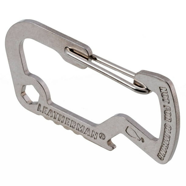 Abridor de botellas de acero inoxidable Carabiner LEATHERMAN 930378
