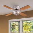 thumbnail image 5 of Westinghouse Hadley 42 in. Brushed Nickel Brown LED Indoor Ceiling Fan, 5 of 7