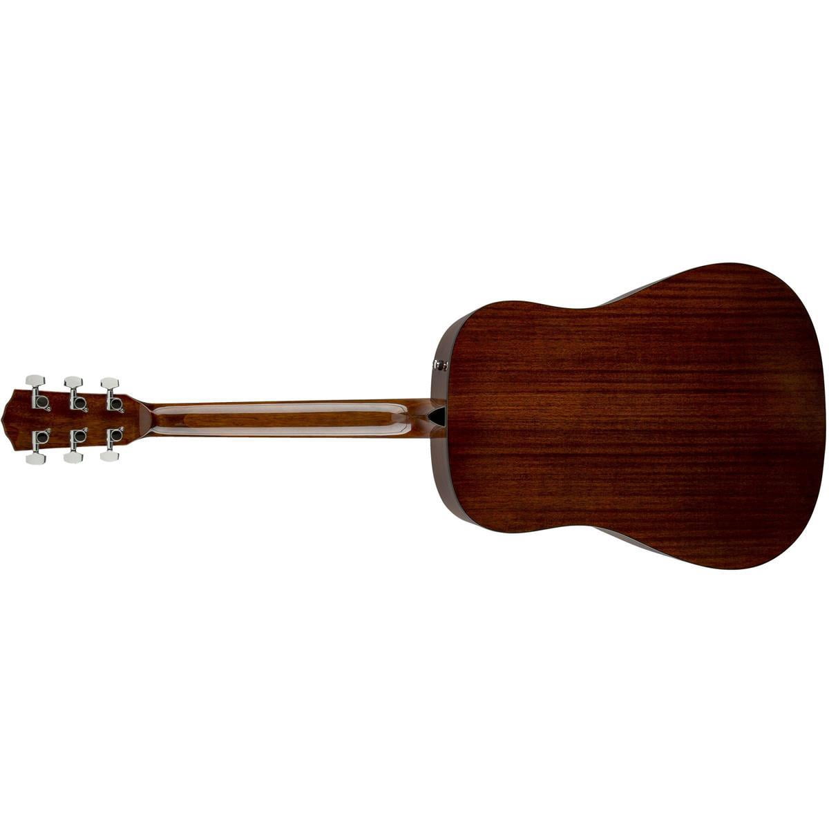 Fender CD-60 Dreadnought V3 with Case, Walnut FB, Sunburst