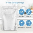thumbnail image 4 of 100pcs 1 Pint Mylar Bags - Thick 10 Mil - 5.5"x7.5" Stand Up Zipper Pouches Bags, Resealable and Heat Sealable Vacuum Sealing Bag for Long Term Food Storage, 4 of 7