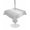 Gray, Silver, White, variant on Outdoor Tablecloth with Umbrella Hole for Patio/Picnic/Party/Camping, Sage Green Ombre Waterproof Table Cloth Square Cover Washable, Aesthetic Art Farmhouse Gradient Green (54"x 54")