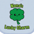 thumbnail image 4 of Inktastic Nana's Lucky Charm Boys or Girls Baby Bib, 4 of 4