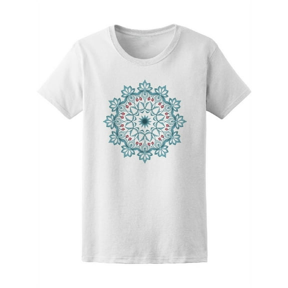Watercolor Mandala With Lotus Tee Women's -Image by Shutterstock