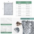 thumbnail image 6 of Grey Flowers Balloon Curtains for Living Room/French Door, Spring Floral Farmhouse Retro Art Tie Up Curtains 63 Inch Length Energy Saving Kitchen Curtains Shades for Windows 42"x63", 6 of 8