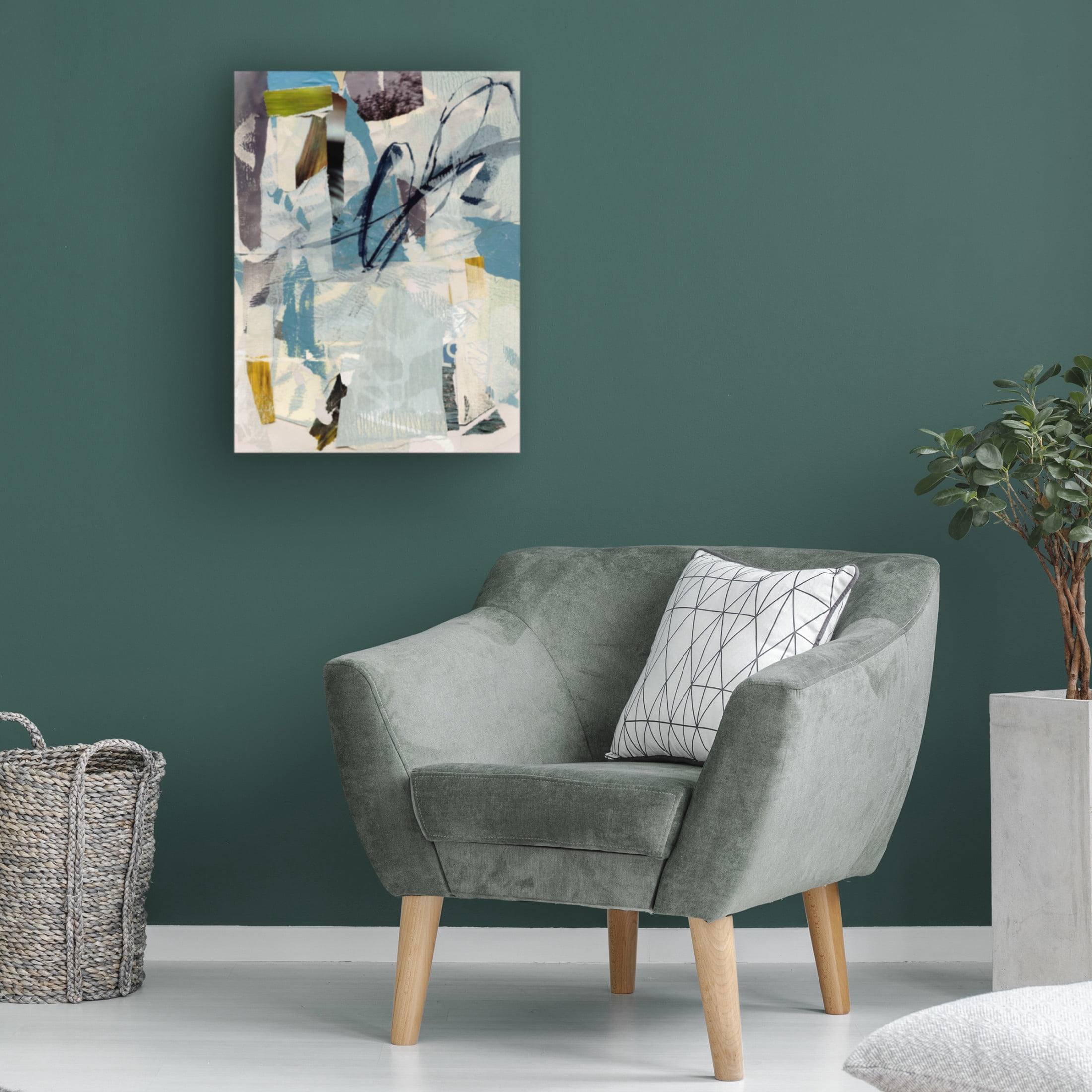 Trademark Fine Art Victoria Barnes  Cache Collage II Canvas Wall Art
