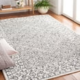 thumbnail image 2 of SAFAVIEH Dip Dye Felicia Floral Area Rug, Ivory/Black, 8' x 10', 2 of 8