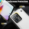 thumbnail image 3 of for Motorola Edge+ 2023 Case, Luxury Anti-falling Shockproof Hybrid Military Grade Cover W/Built-in Kickstand | Ultimate Drop Protection for Motorola Edge+ 2023, White, 3 of 7