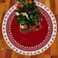 thumbnail image 6 of AuroraX Christmas Tree Skirts Weighted Faux Snowflake Velvet Tree Mat Home Living Room Festive Merry Christmas Decor, 6 of 6