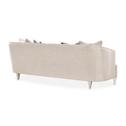 Michael Amini Camden Court Sofa - Natural Flax/Platinum