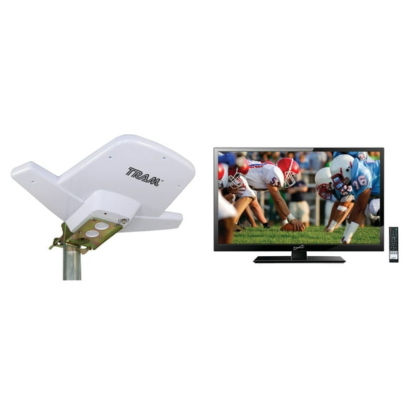 Supersonic SC-1911 19" 720p LED TV, AC/DC Compatible with RV/Boat & Tram HDTV Digital HDTV Amplified Outdoor Antenna