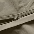 thumbnail image 5 of YODETEY Men'S Thin Jacket Casual Sports Windbreaker Hooded Jacket Khaki L, 5 of 7