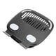 thumbnail image 3 of Soporte para computadora portátil, aleación de aluminio negra, plegable, altura ajustable, diseño hueco, soporte para computadora portátil de 10 a 16 pulgadas, 3 of 5