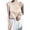 Khaki, variant on Turilly Womens V-Neck Satin Camisole Tops Casual Silky Sleeveless Tank for Office and Daily Wear