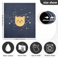 thumbnail image 5 of Yayeee Magnetic Dishwasher Cover for The Front Decoration Home Kitchen Machine Sticker Protector, Orange Cat Planet, 5 of 6
