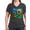 Charcoal, variant on CafePress - Sunflowers Painting T Shirt - Women's V-Neck Dark T-Shirt